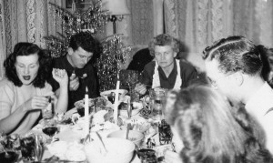 Cena di Natale negli anni Quaranta