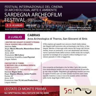 archeologia cinema festival Tharros