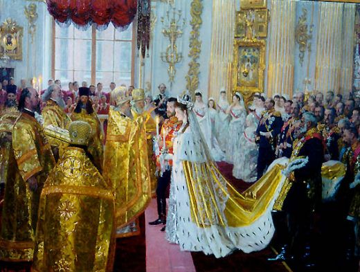 Fig. 6 Laurits Tuxen, Il matrimonio dello zar Nicola II